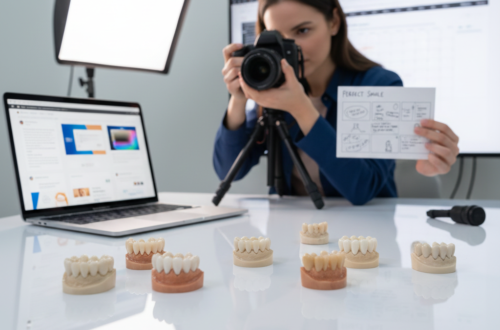 content creation for dental crowns