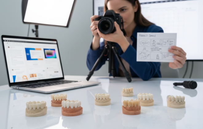 content creation for dental crowns